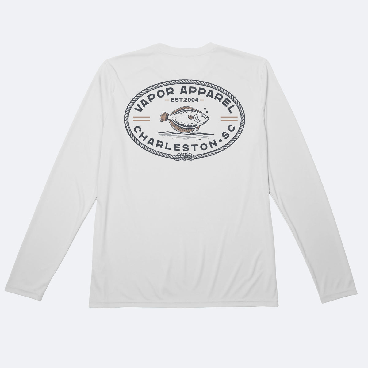 Vapor Apparel Sun Protection Flounder Rope Oval Solar Long Sleeve