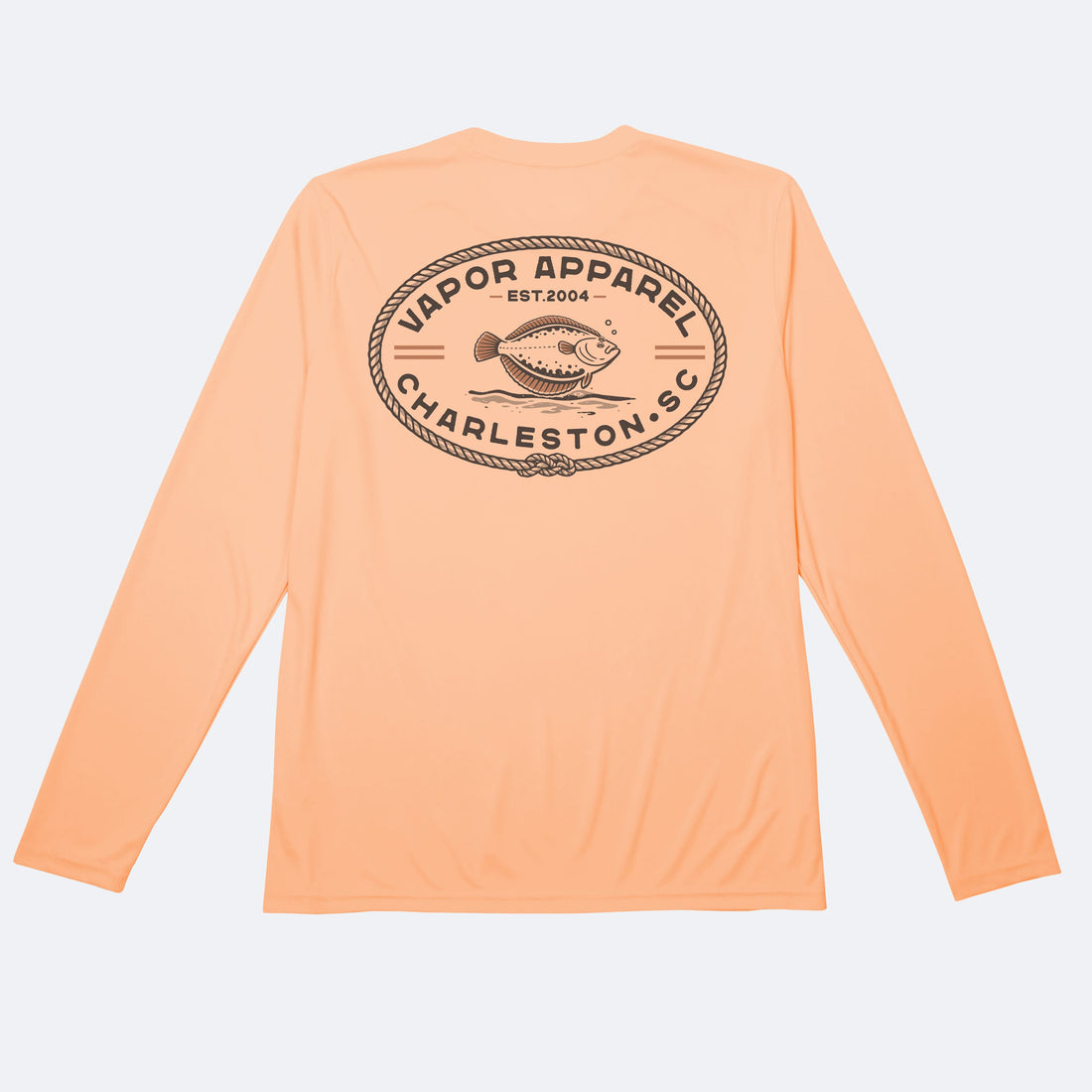 Vapor Apparel Sun Protection Flounder Rope Oval Solar Long Sleeve