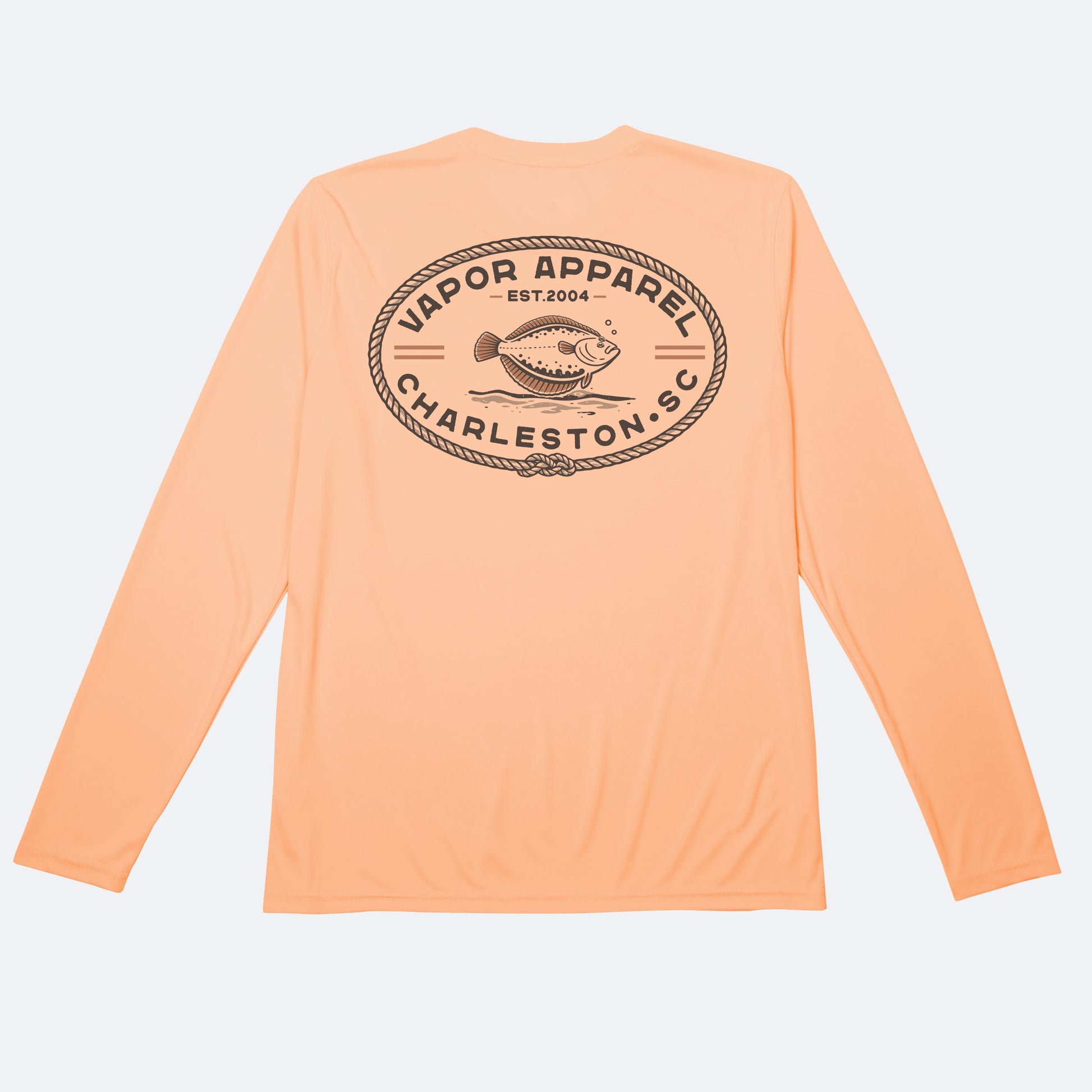 Vapor Apparel Sun Protection Flounder Rope Oval Solar Long Sleeve