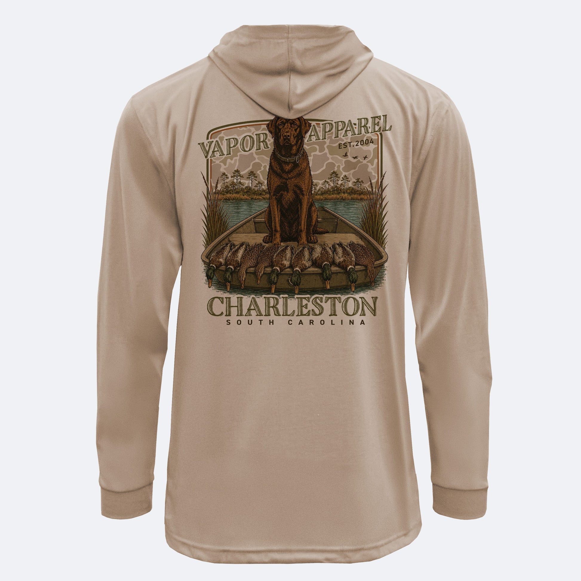 Vapor Apparel Sun Protection Hunting Boat Dog SpunSoft Tech Hoodie