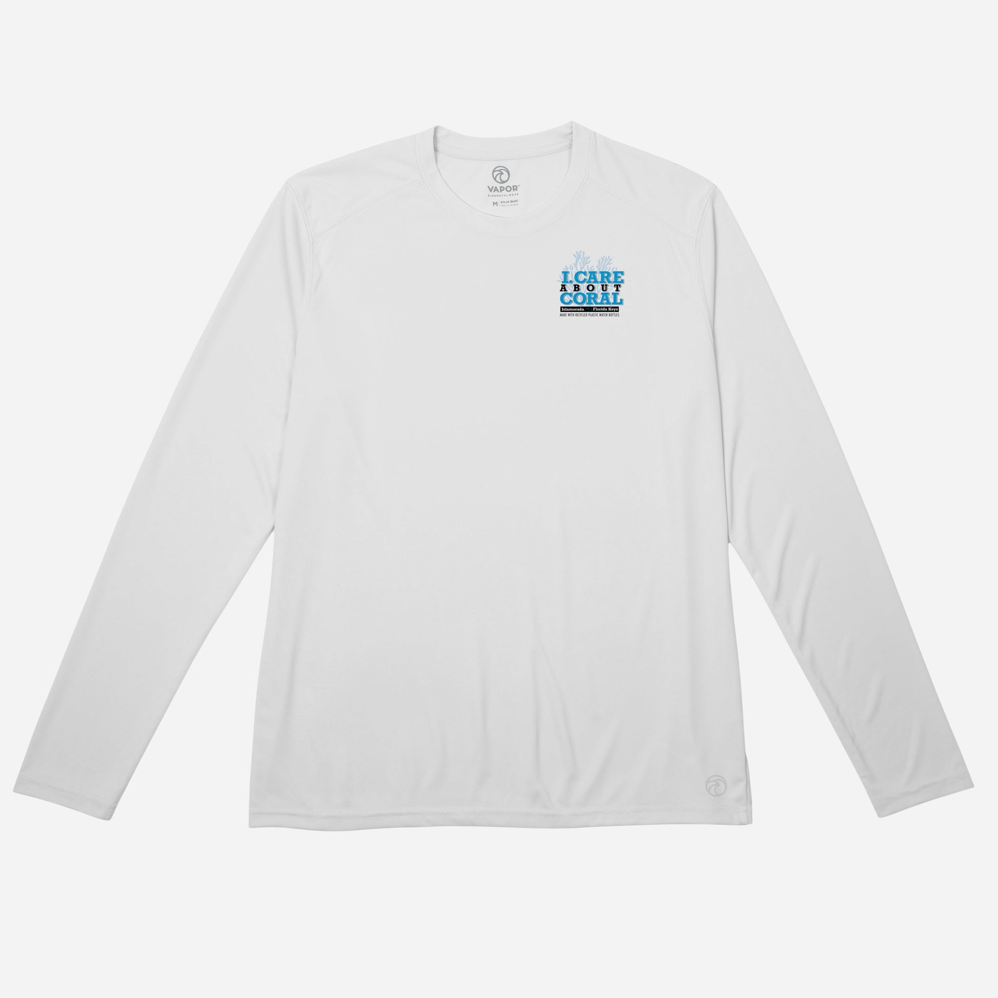 Vapor Apparel Sun Protection I.Care About Coral Eco Sol Long Sleeve