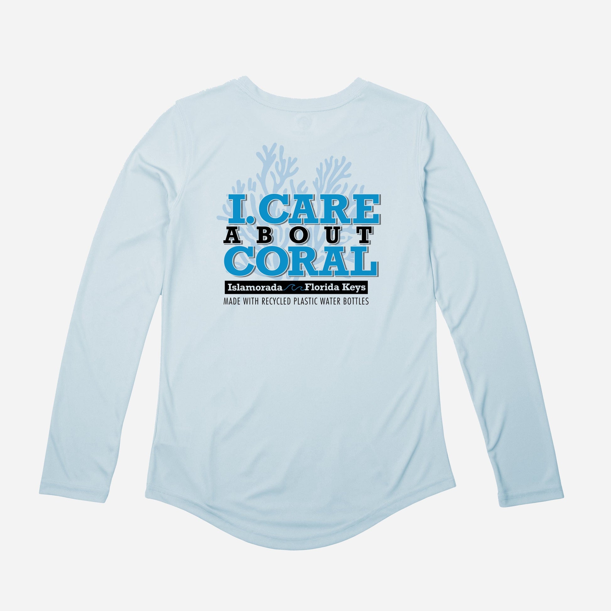 Vapor Apparel Sun Protection I.CARE About Coral Eco Sol Long Sleeve