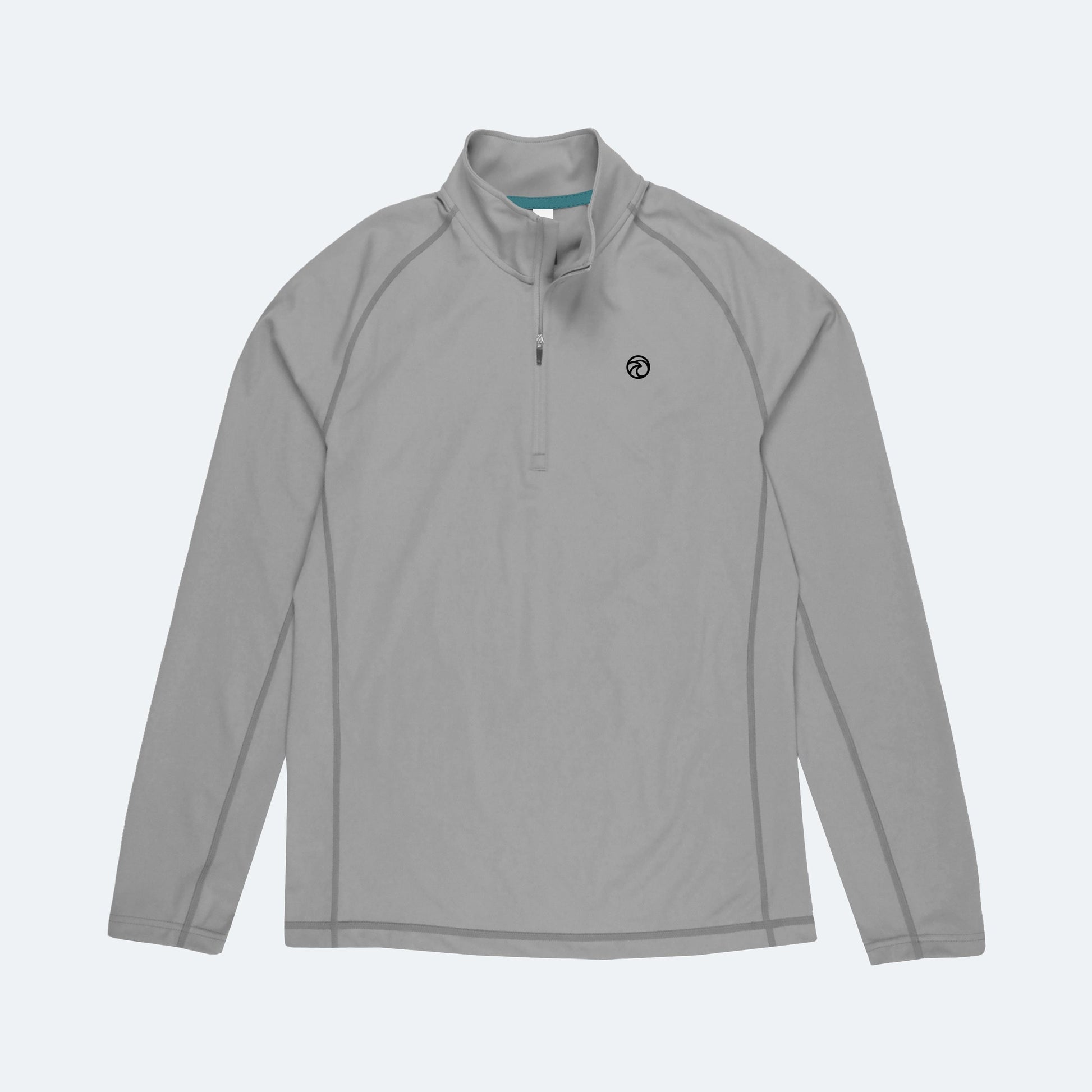 Vapor Apparel Sun Protection Men's Black Wave 365 Quarter-Zip