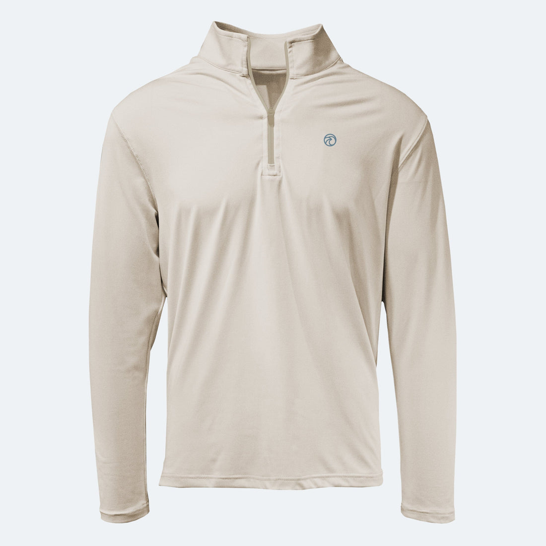 Vapor Apparel Sun Protection Men's Blue Wave Midweight Quarter-Zip