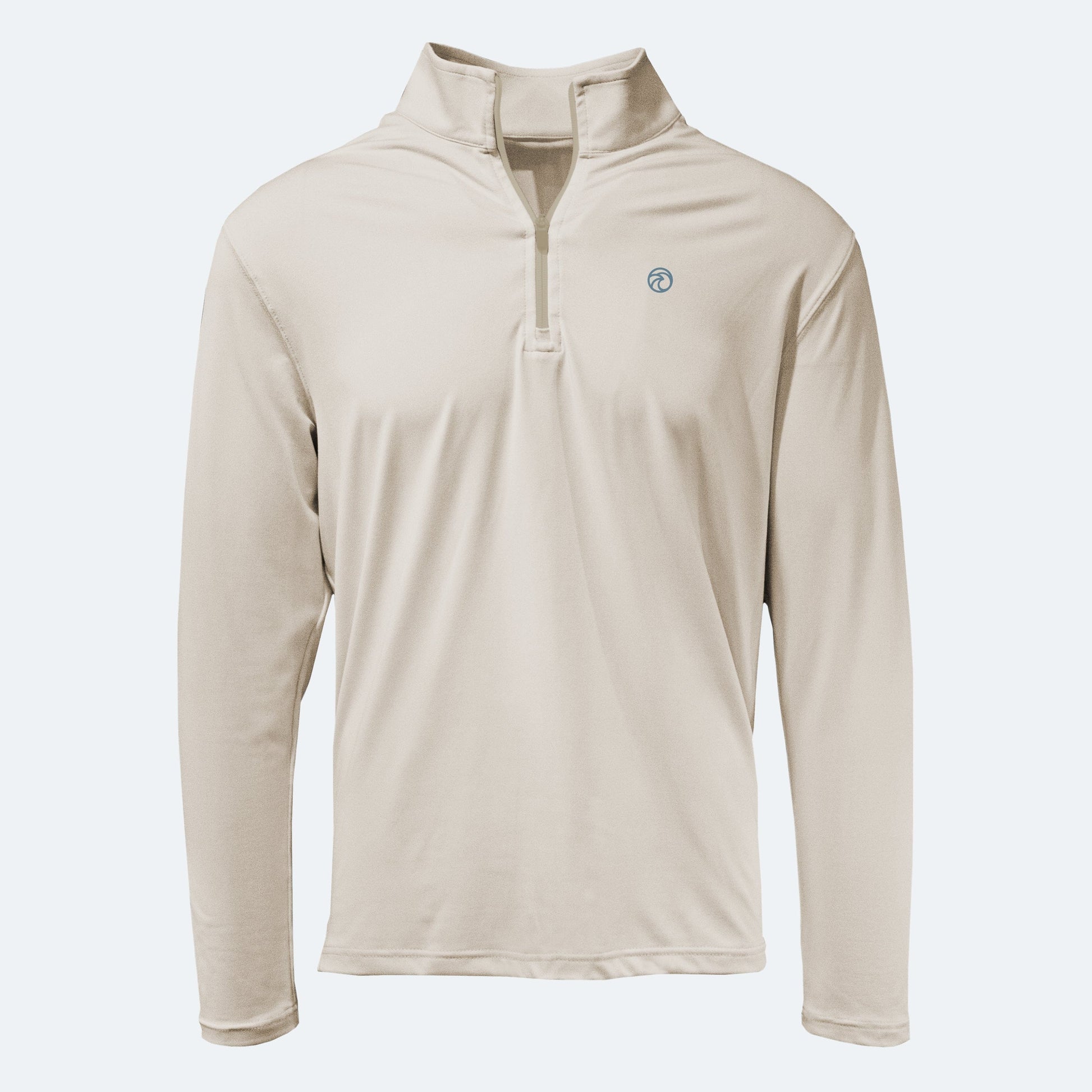 Vapor Apparel Sun Protection Men's Blue Wave Midweight Quarter-Zip