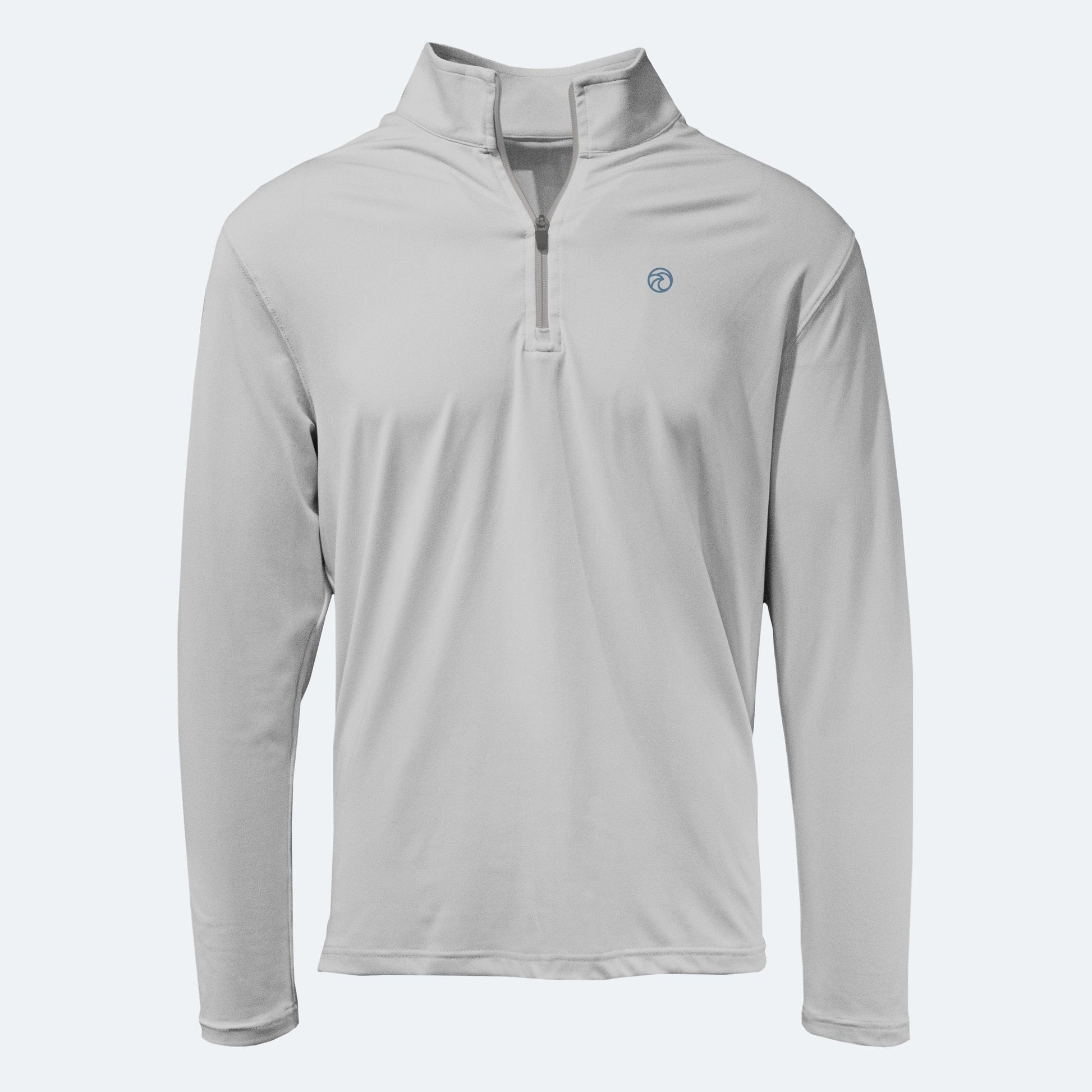 Vapor Apparel Sun Protection Men's Blue Wave Midweight Quarter-Zip