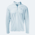 Vapor Apparel Sun Protection Men's Blue Wave Midweight Quarter-Zip