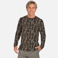 Vapor Apparel Sun Protection Men's Bottomland Camo Midweight Long Sleeve