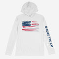 Vapor Apparel Sun Protection Men's Brushstrokes Flag Solar Hoodie