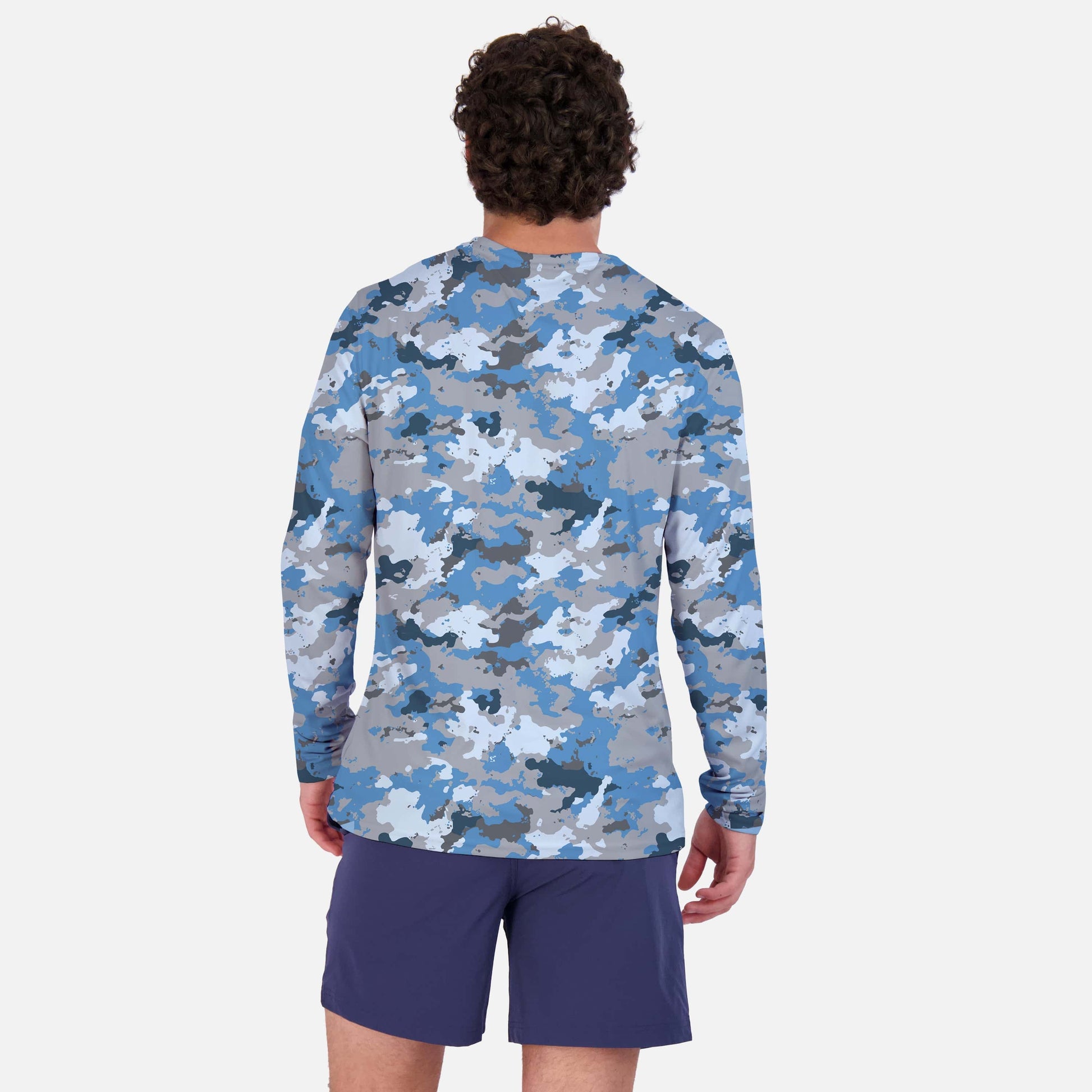 Vapor Apparel Sun Protection Men's Core Camo Solar Long Sleeve Shirt