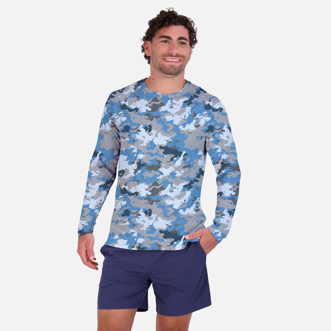 Vapor Apparel Sun Protection Men's Core Camo Solar Long Sleeve Shirt