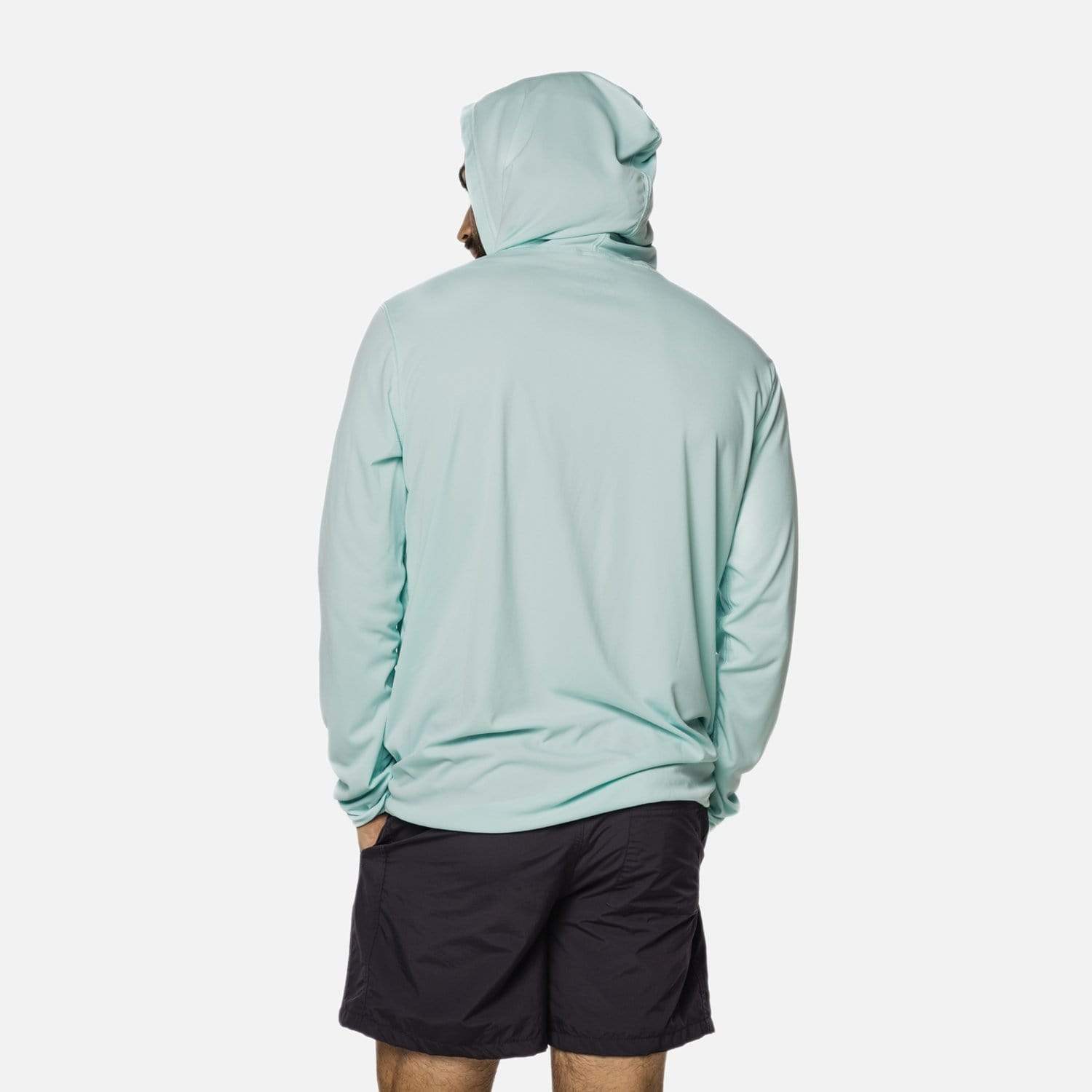 Vapor Apparel Sun Protection Men's Eco Sol Zippered Sleeve Hoodie