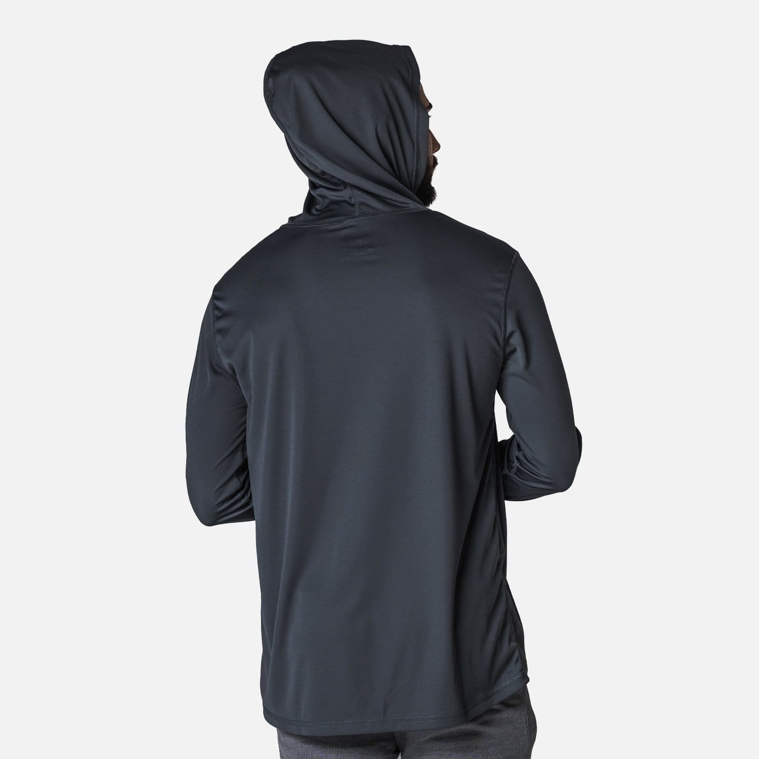 Vapor Apparel Sun Protection Men's Eco Sol Zippered Sleeve Hoodie