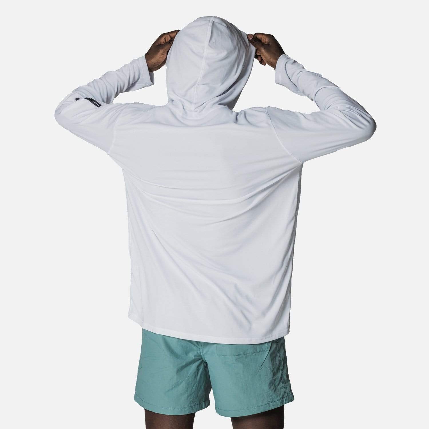 Vapor Apparel Sun Protection Men's Eco Sol Zippered Sleeve Hoodie