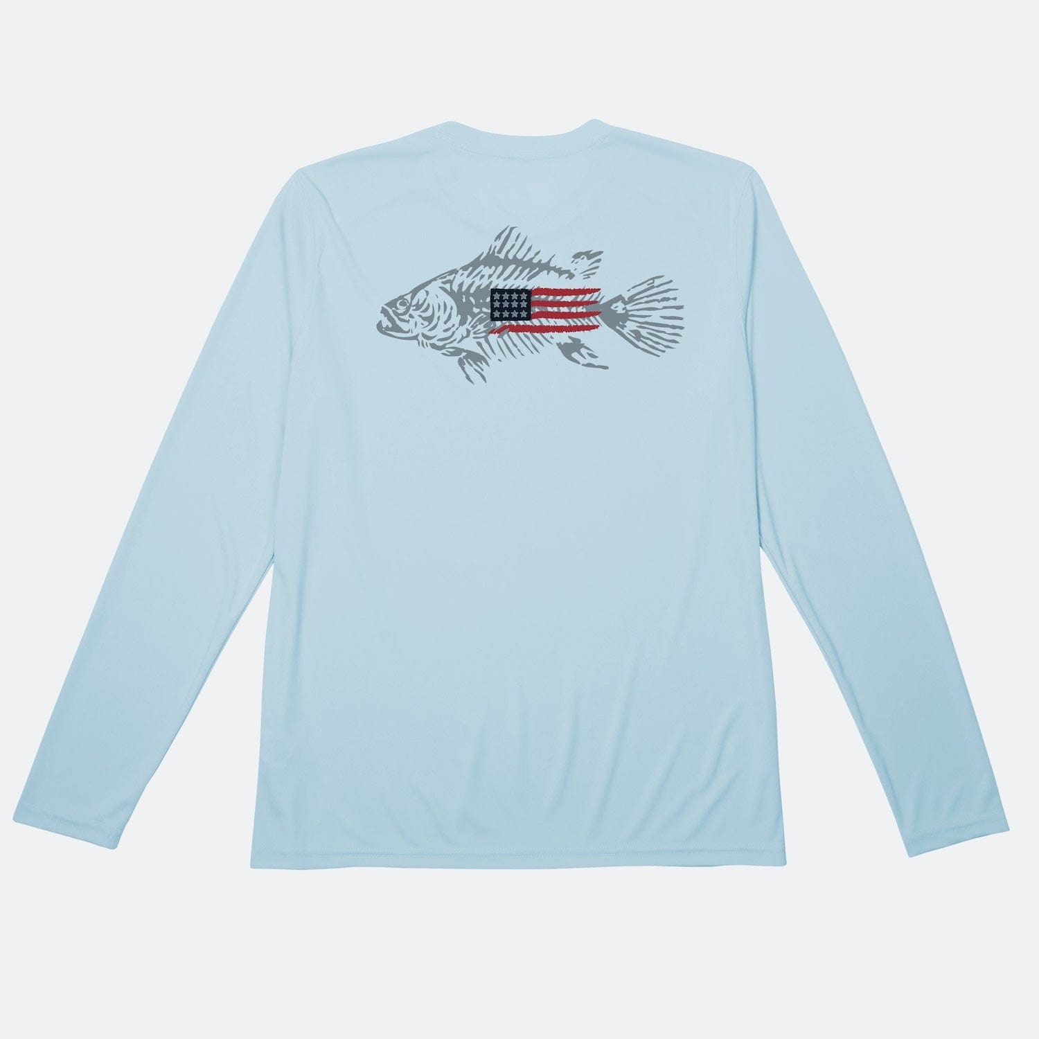 Vapor Apparel Sun Protection Men's Fish Bones Flag Solar Long Sleeve