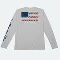 Vapor Apparel Sun Protection Men's Fish Flag Solar Long Sleeve