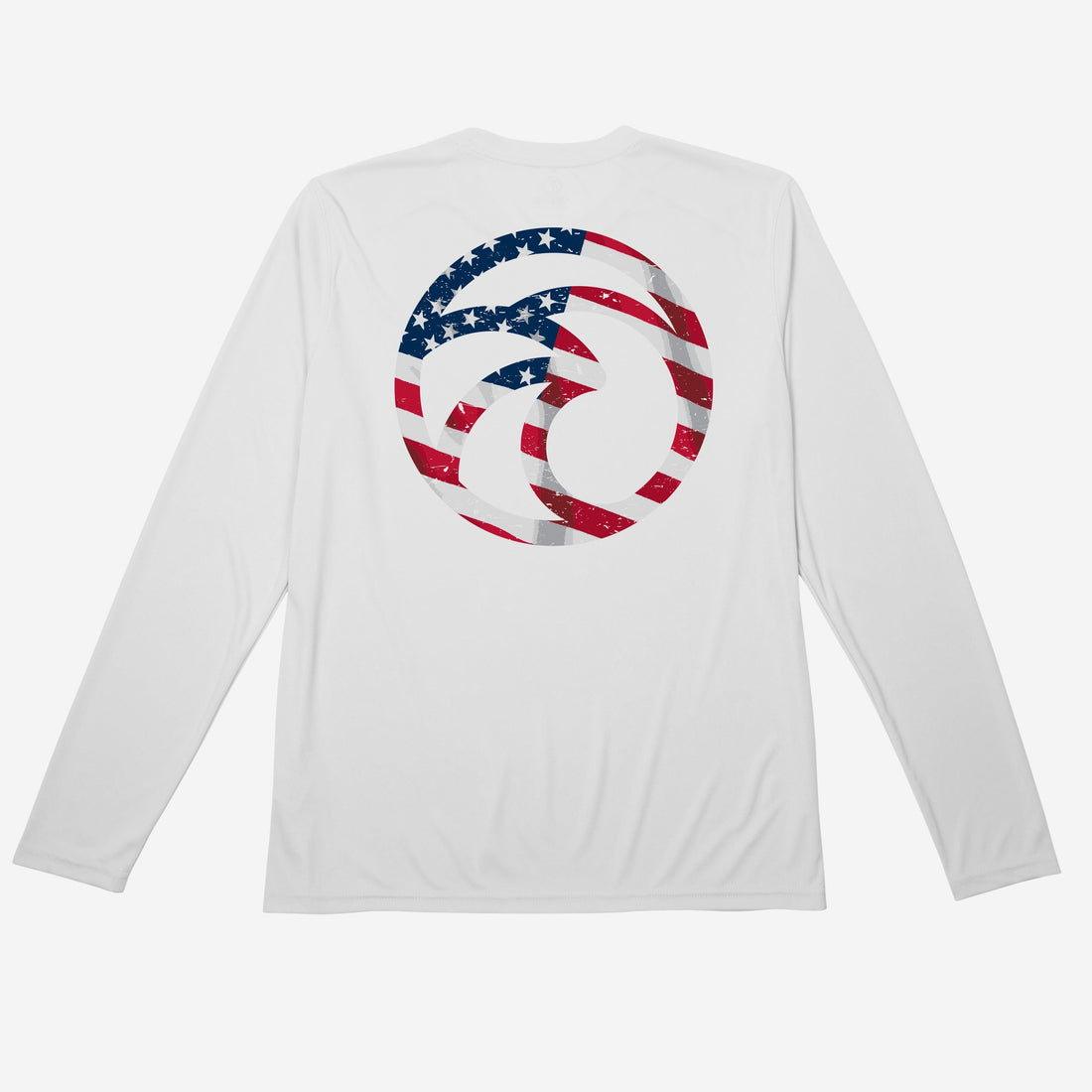 Vapor Apparel Sun Protection Men's Flag Big Wave Solar Long Sleeve
