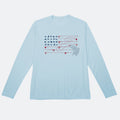 Vapor Apparel Sun Protection Men's Fly Fishing Flag Solar Long Sleeve