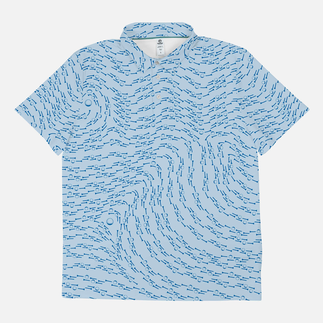 Vapor Apparel Sun Protection Men's Golf Tees Midweight Polo