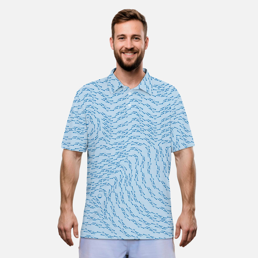 Vapor Apparel Sun Protection Men's Golf Tees Midweight Polo