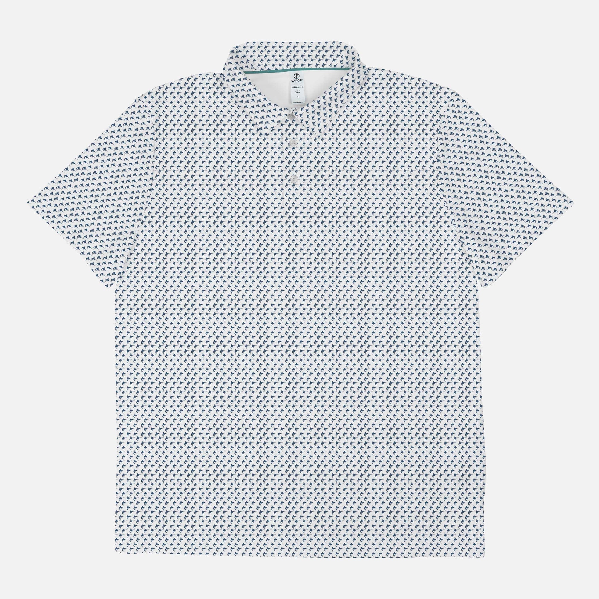 Vapor Apparel Sun Protection Men's Marlin Midweight Polo