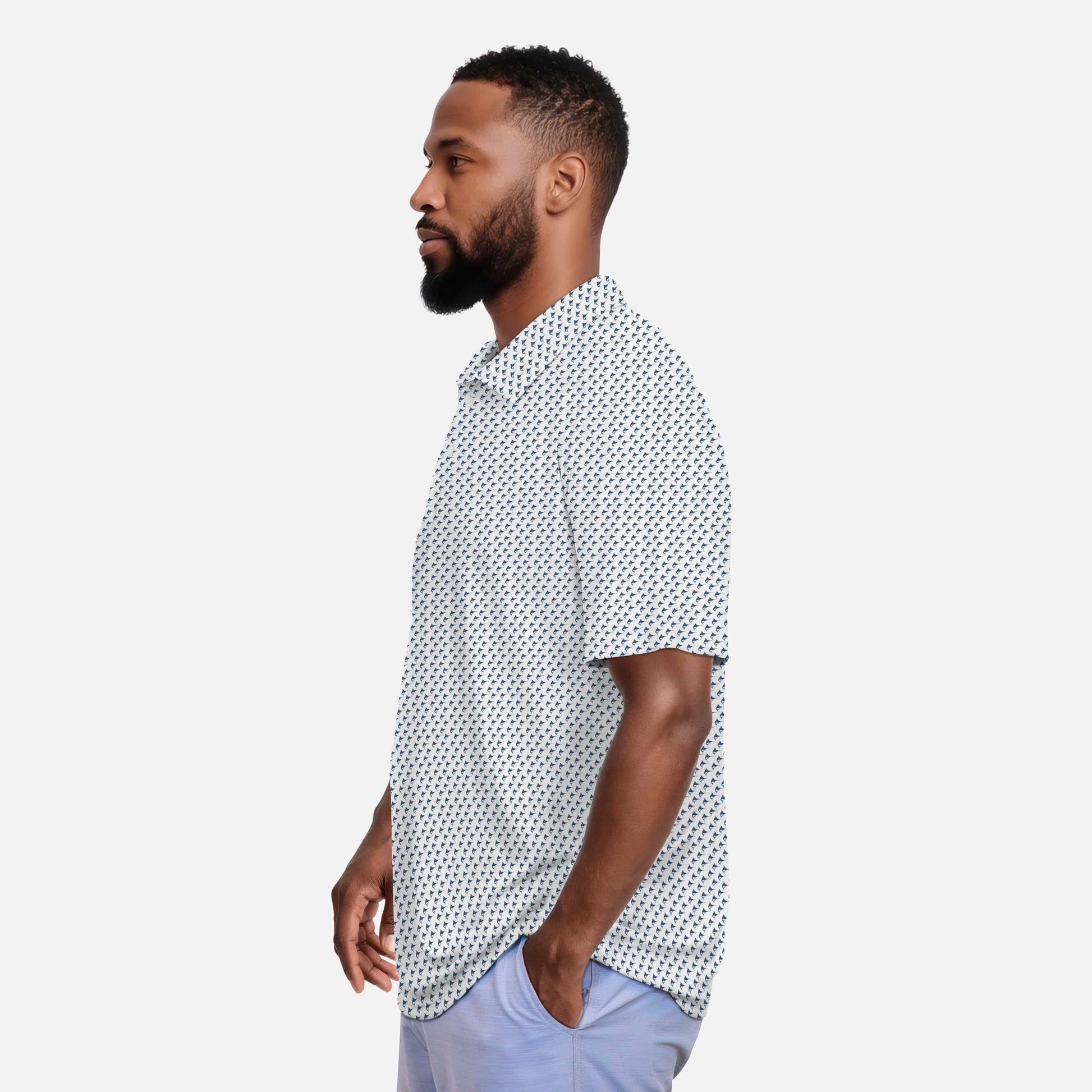 Vapor Apparel Sun Protection Men's Marlin Midweight Polo