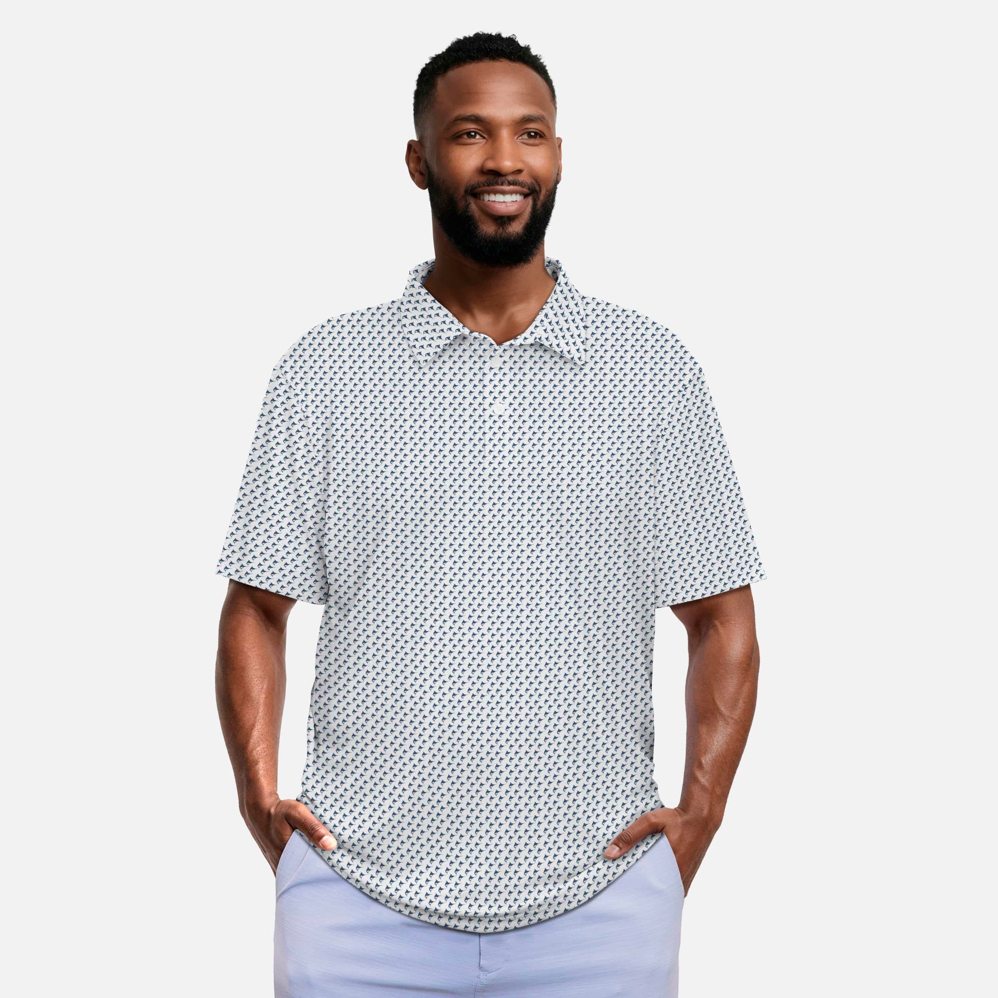 Vapor Apparel Sun Protection Men's Marlin Midweight Polo