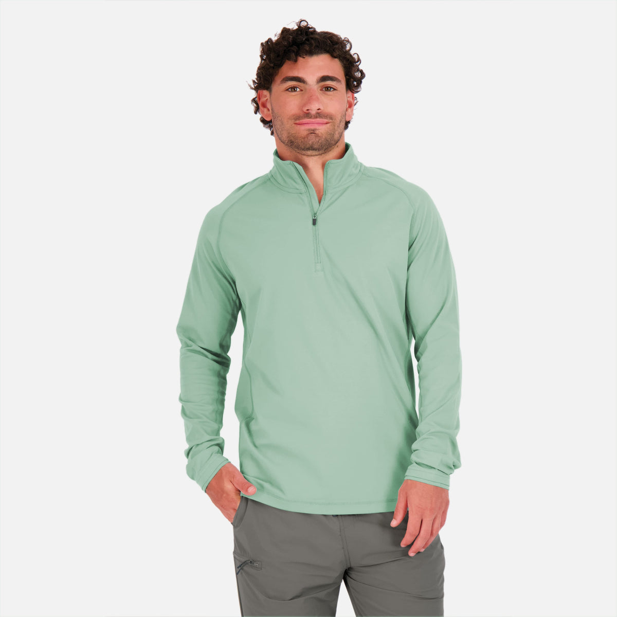 Vapor Apparel Sun Protection Men's Oasis Technical Quarter-Zip