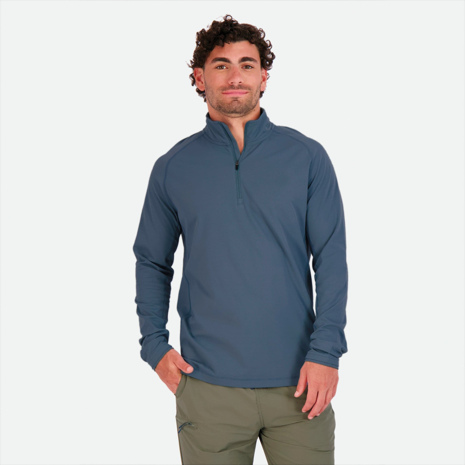 Vapor Apparel Sun Protection Men's Oasis Technical Quarter-Zip