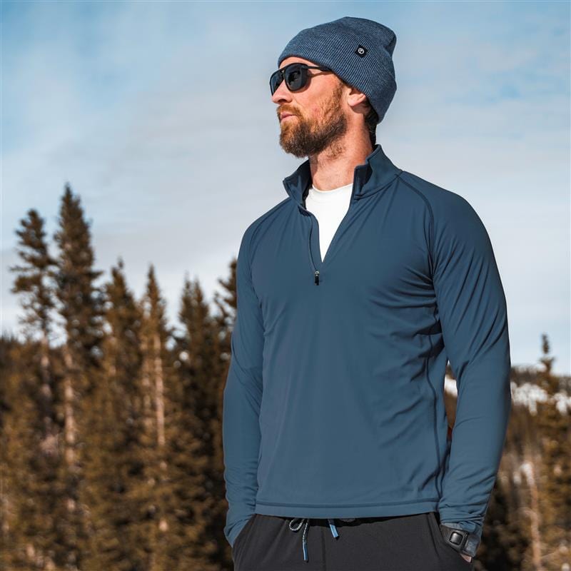 Vapor Apparel Sun Protection Men's Oasis Technical Quarter-Zip