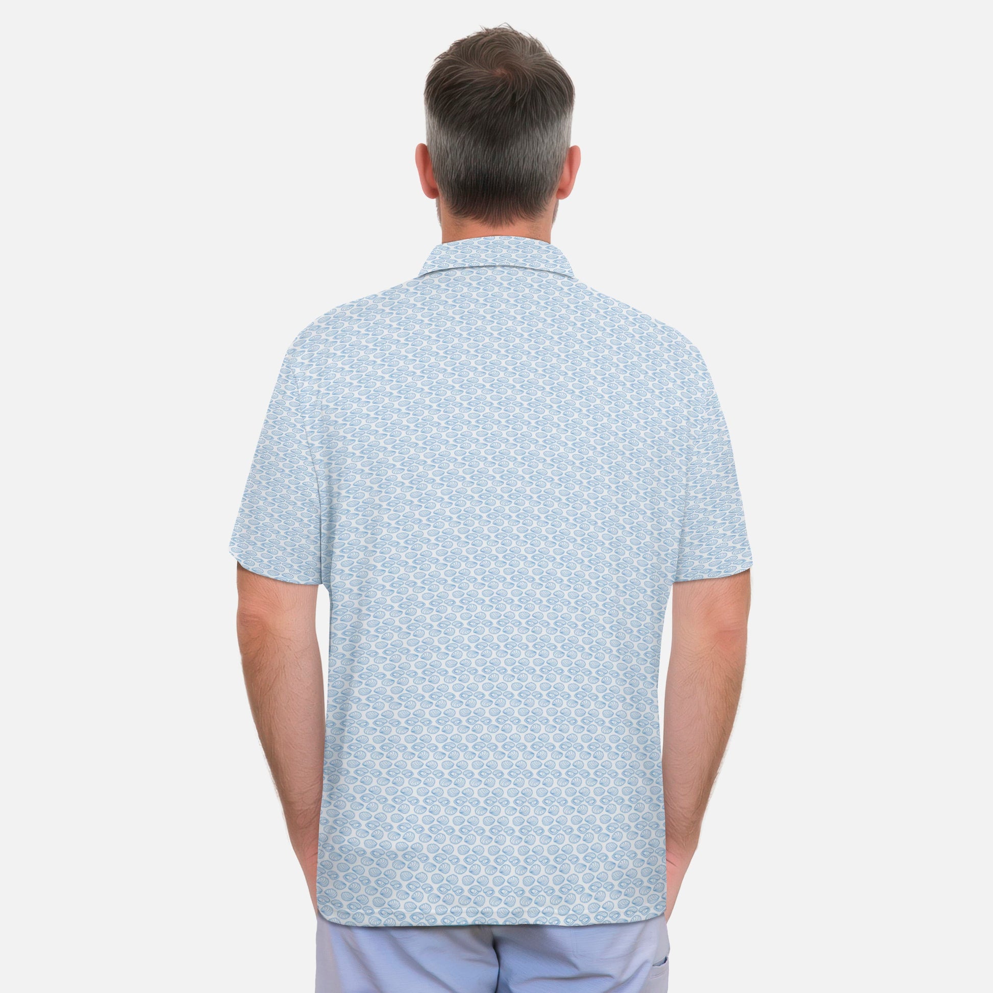 Vapor Apparel Sun Protection Men's Oyster Midweight Polo