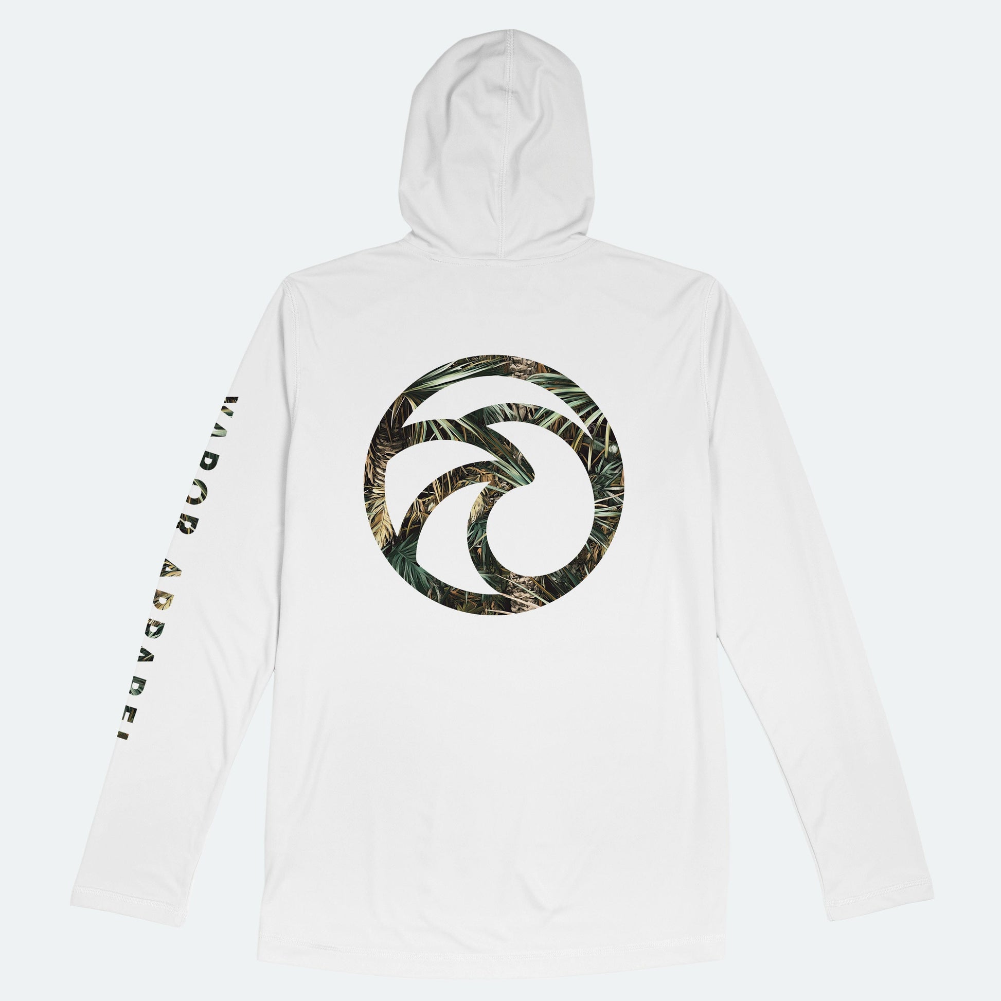 Vapor Apparel Sun Protection Men's Palm Print Wave Solar Hoodie