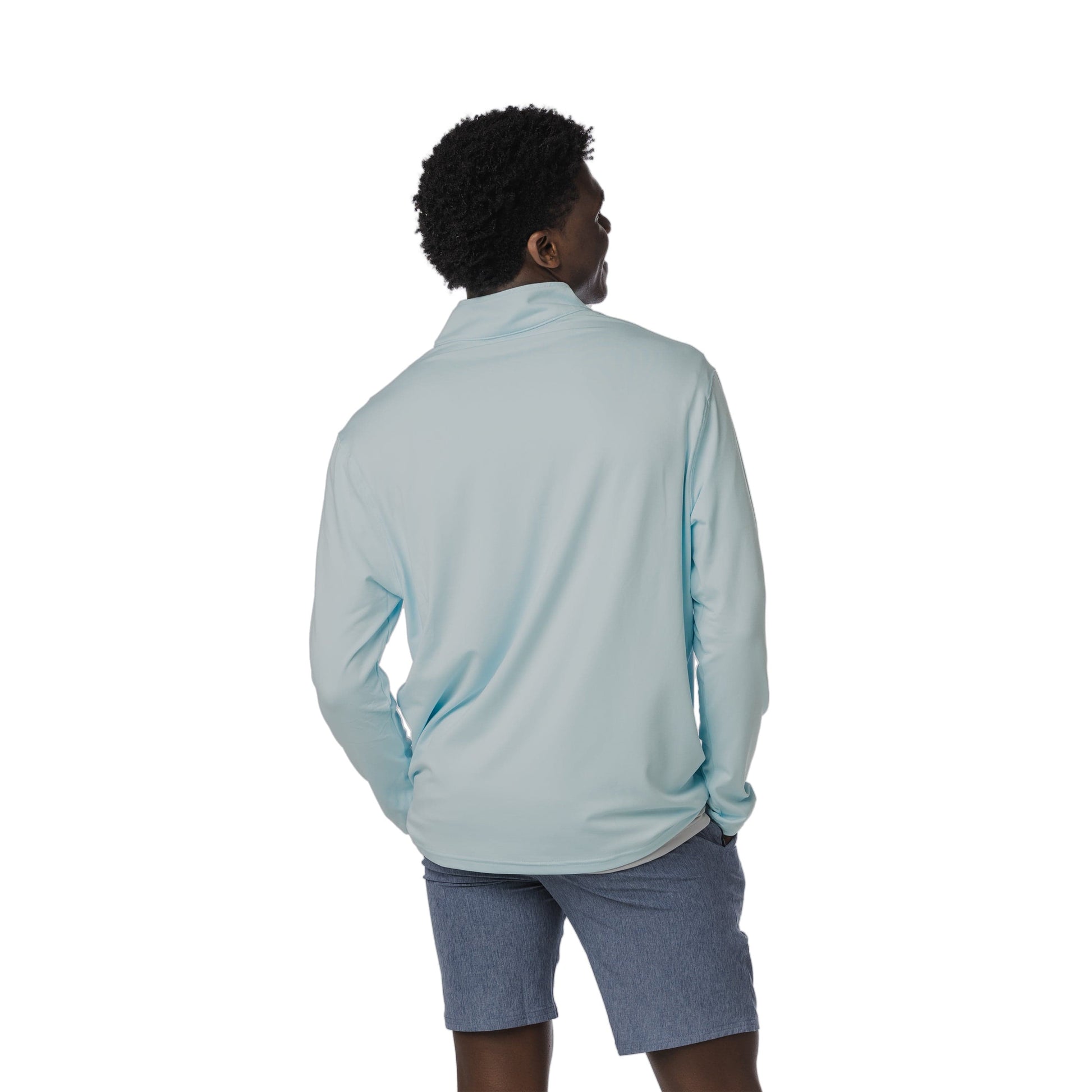Vapor Apparel Sun Protection Men's Relaxed Fit Quarter-Zip