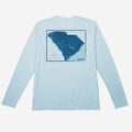 Vapor Apparel Sun Protection Men's SC State Map Solar Long Sleeve