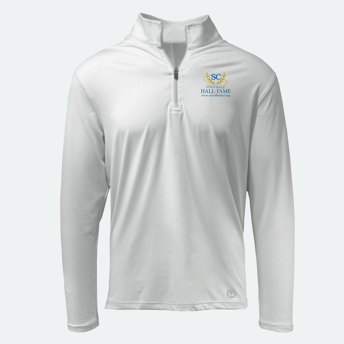 Vapor Apparel Sun Protection Men's SCFHOF Quarter-Zip - Pearl Grey