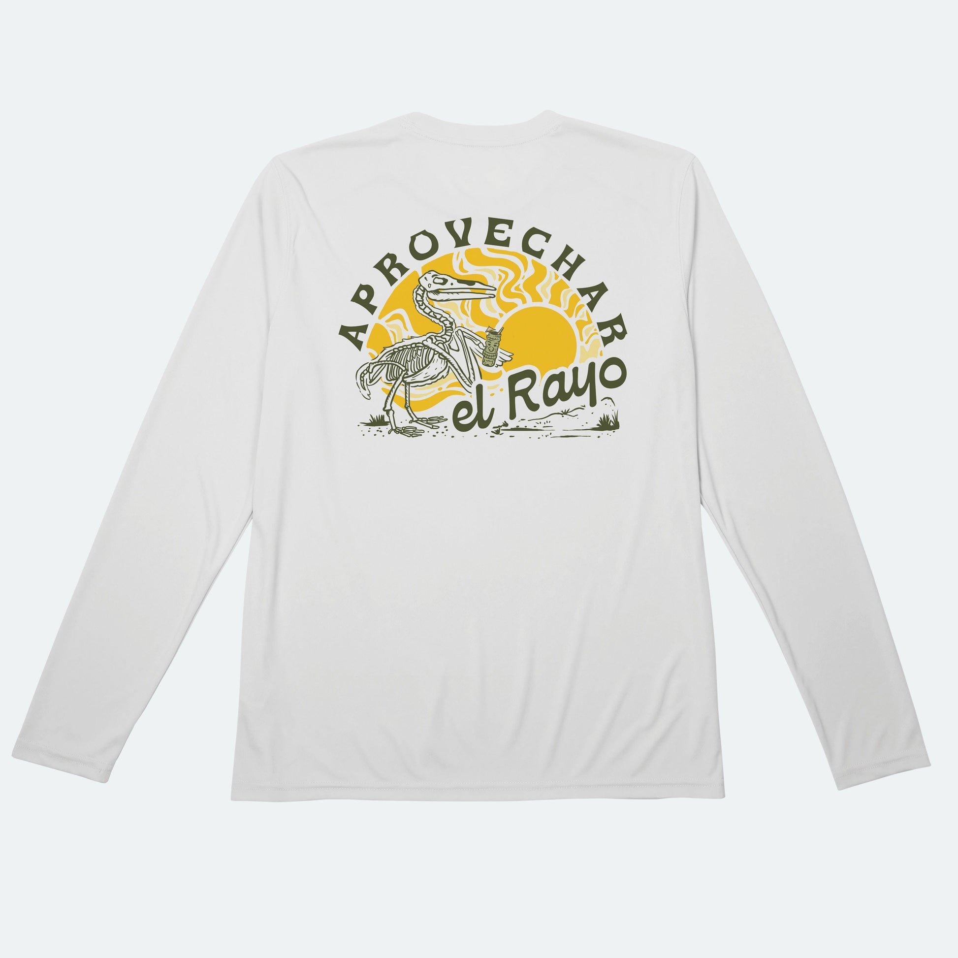 Vapor Apparel Sun Protection Men's Skeleton Pelican Solar Long Sleeve