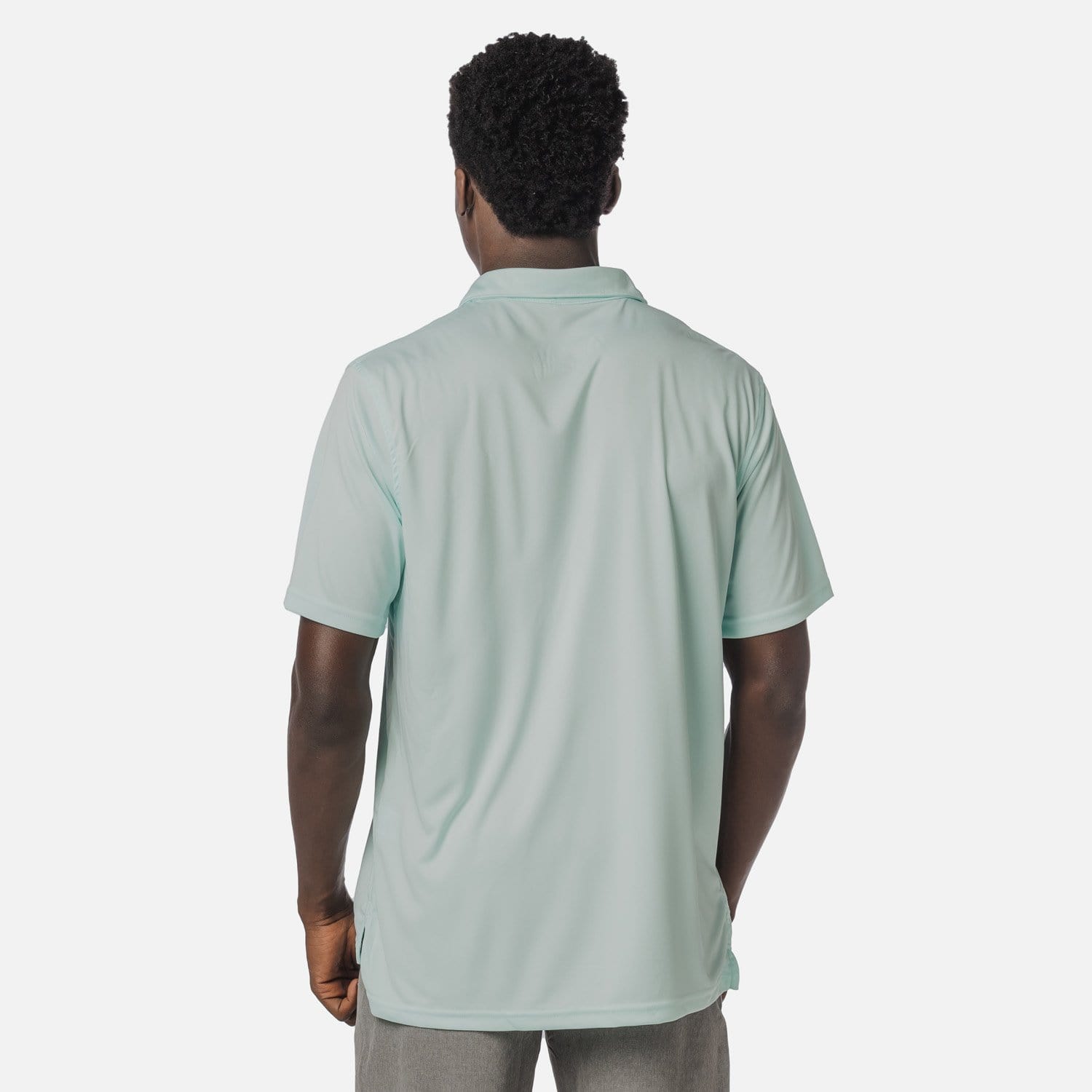 Vapor Apparel Sun Protection Men's Solar Short Sleeve Polo