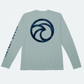 Vapor Apparel Sun Protection Men's Water Camo Wave Solar Long Sleeve