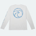 Vapor Apparel Sun Protection Men's Water Camo Wave Solar Long Sleeve