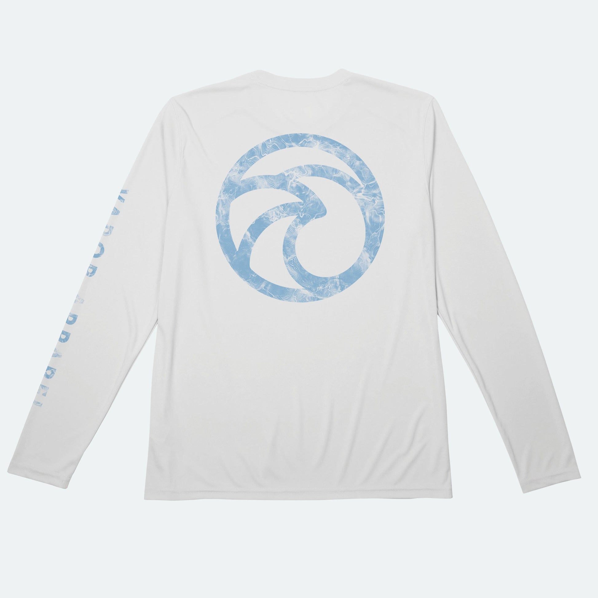 Vapor Apparel Sun Protection Men's Water Camo Wave Solar Long Sleeve
