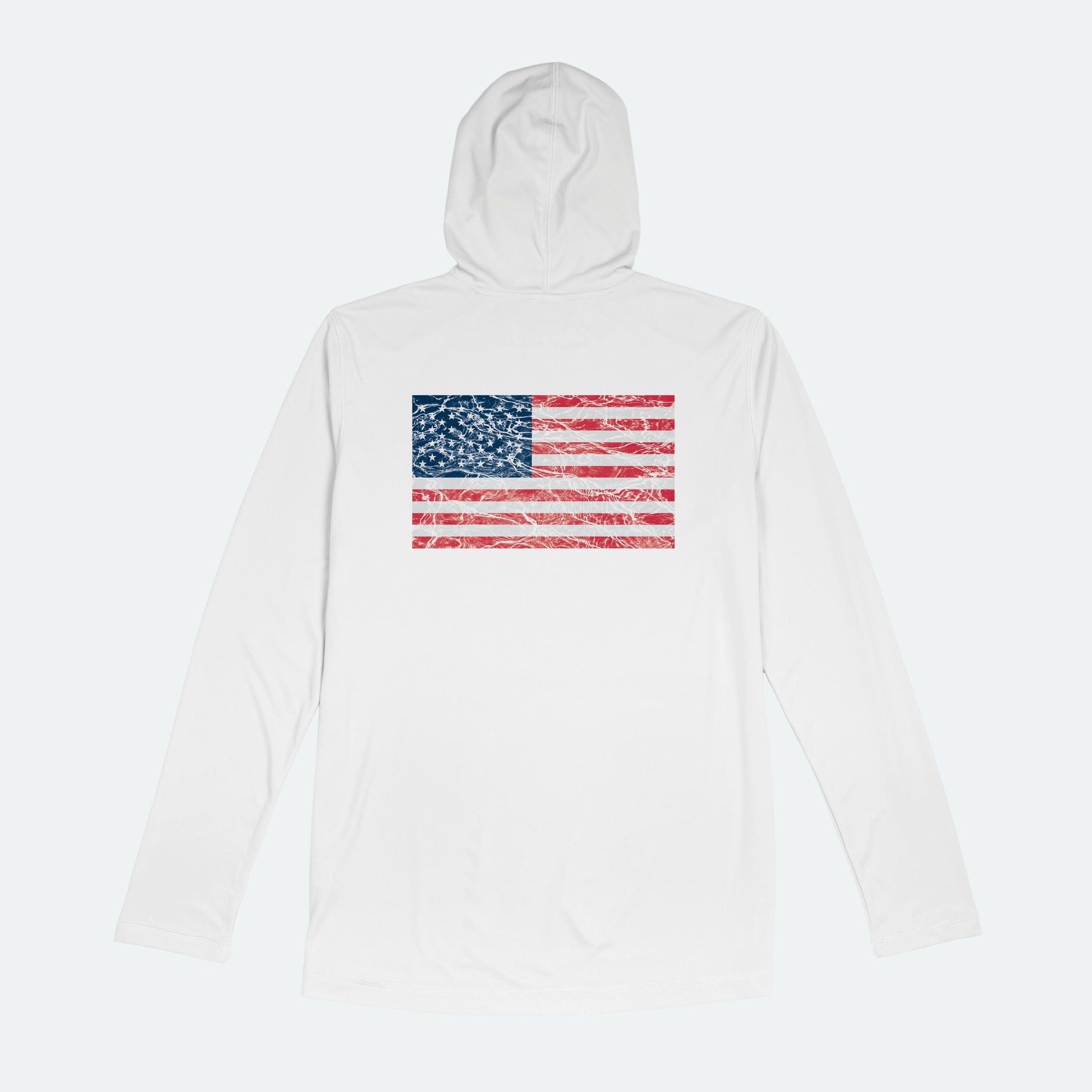 Vapor Apparel Sun Protection Men's Water Flag Solar Hoodie
