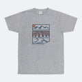 Vapor Apparel Sun Protection Mountain Triptych SpunSoft Tee