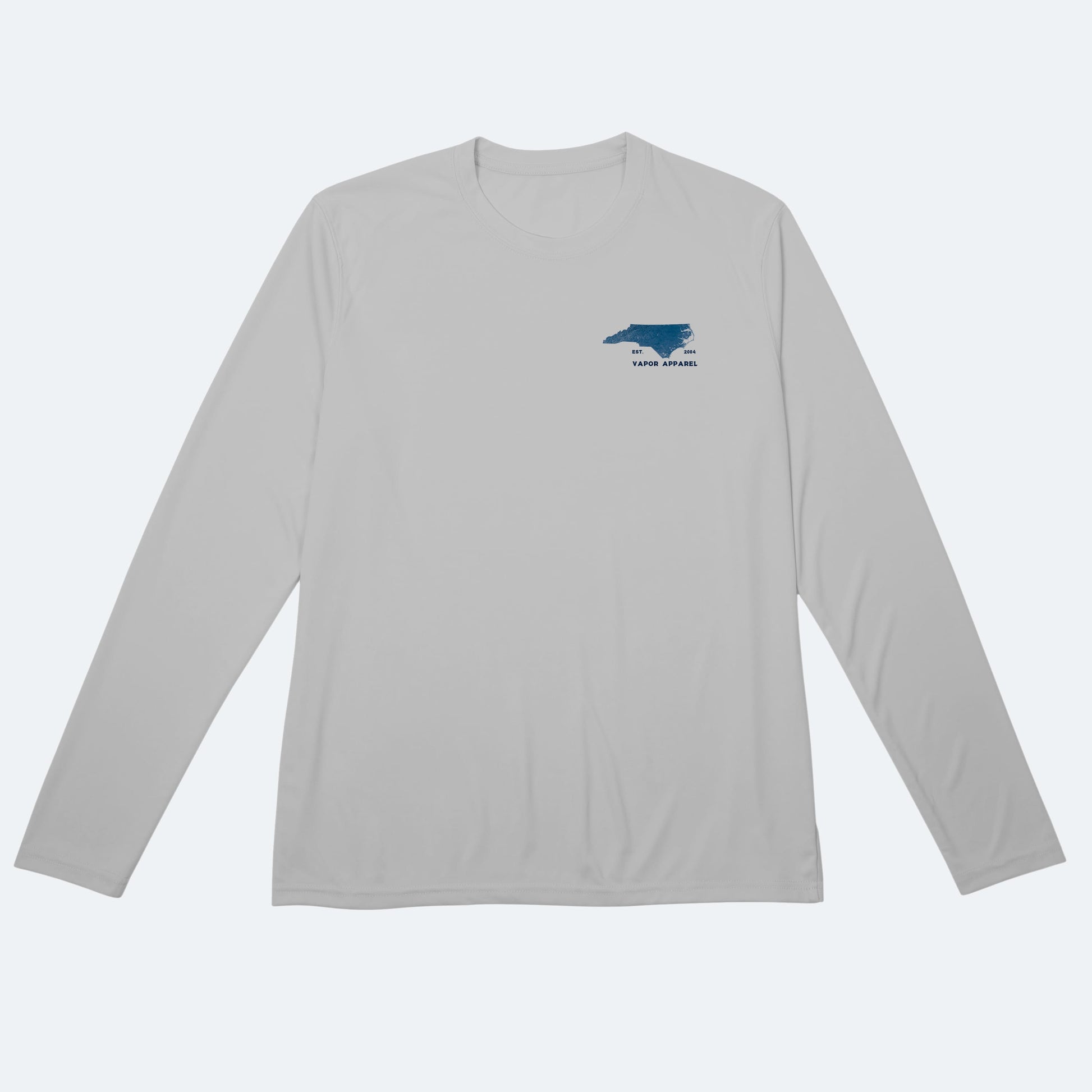 Vapor Apparel Sun Protection North Carolina Map Solar Long Sleeve