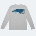 Vapor Apparel Sun Protection North Carolina Map Solar Long Sleeve