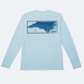 Vapor Apparel Sun Protection North Carolina Map Solar Long Sleeve
