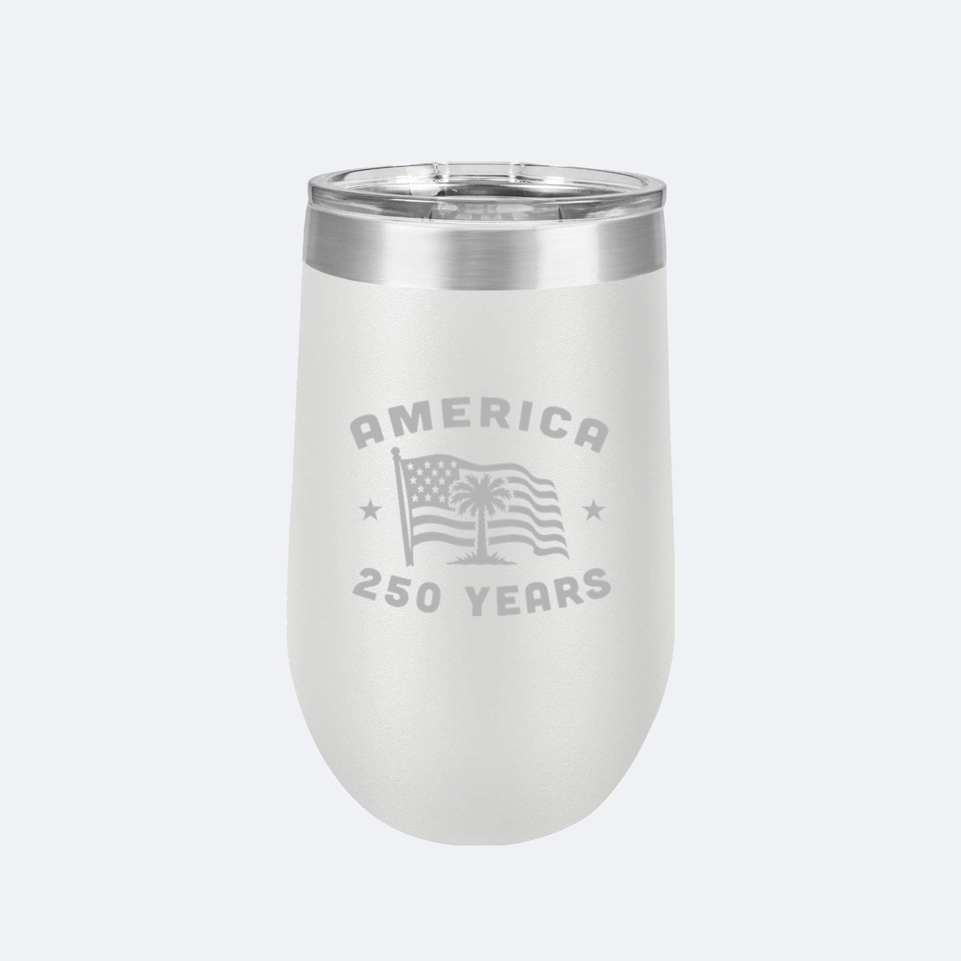 Vapor Apparel Sun Protection Palmetto Flag 16oz Wine Tumbler