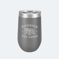 Vapor Apparel Sun Protection Palmetto Flag 16oz Wine Tumbler