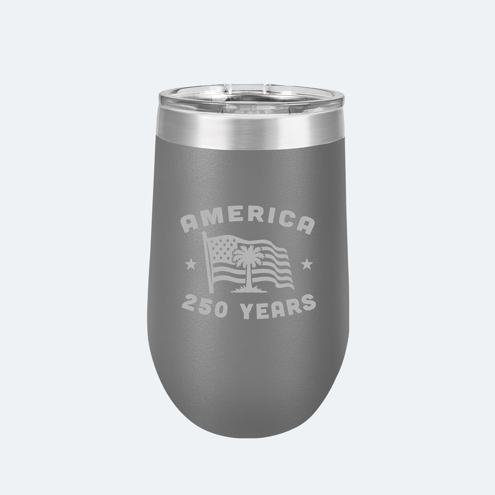 Vapor Apparel Sun Protection Palmetto Flag 16oz Wine Tumbler