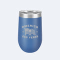 Vapor Apparel Sun Protection Palmetto Flag 16oz Wine Tumbler