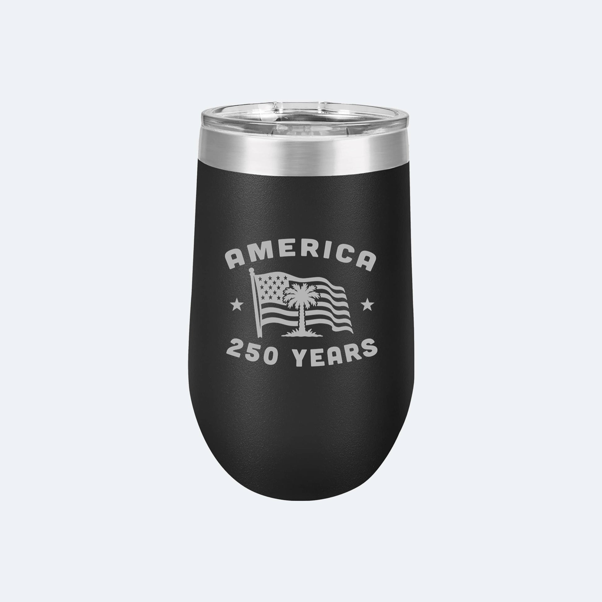 Vapor Apparel Sun Protection Palmetto Flag 16oz Wine Tumbler